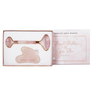 Facial Roller & Gua Sha - Rose Quartz